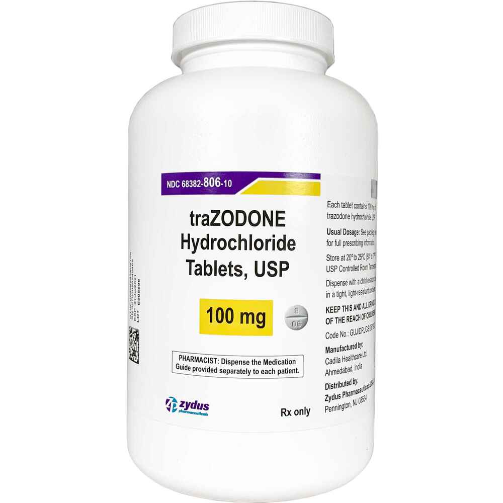 Trazodone 100 mg Online – 60 Tablets