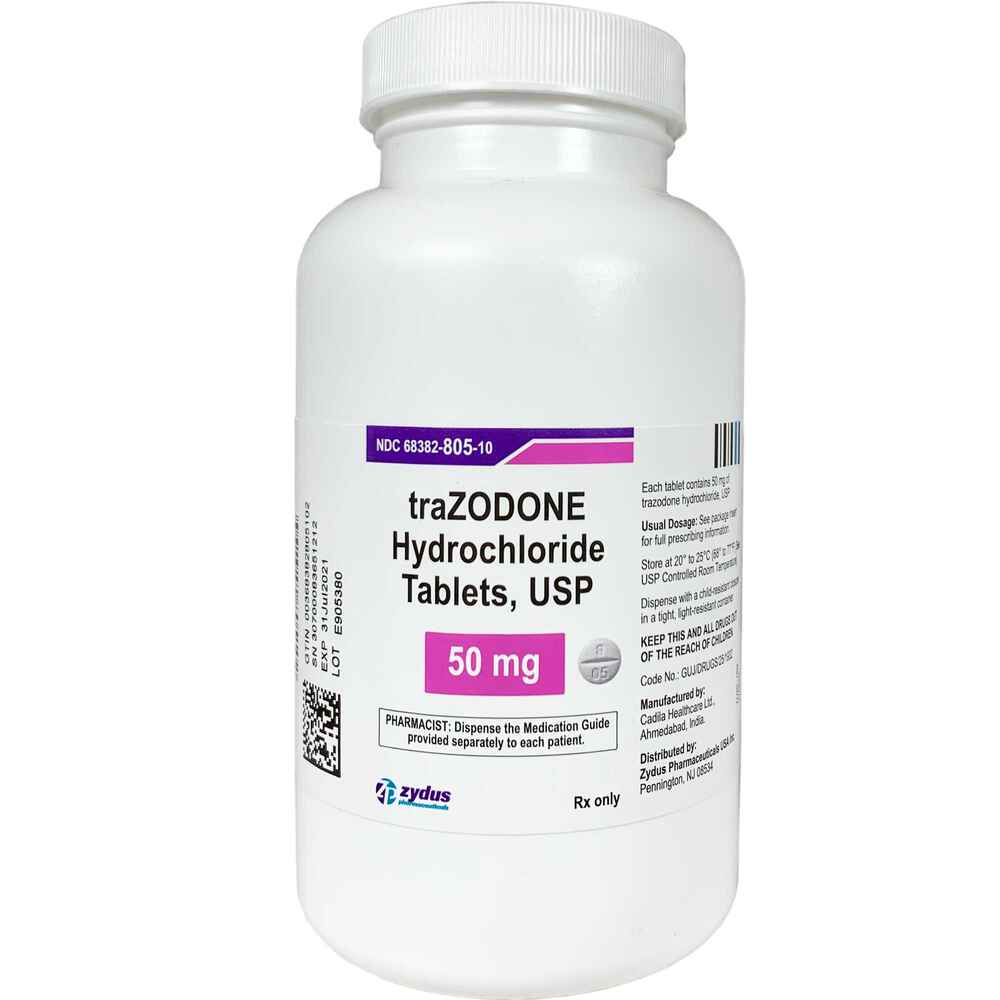 Trazodone 50 mg Online – 90 Tablets